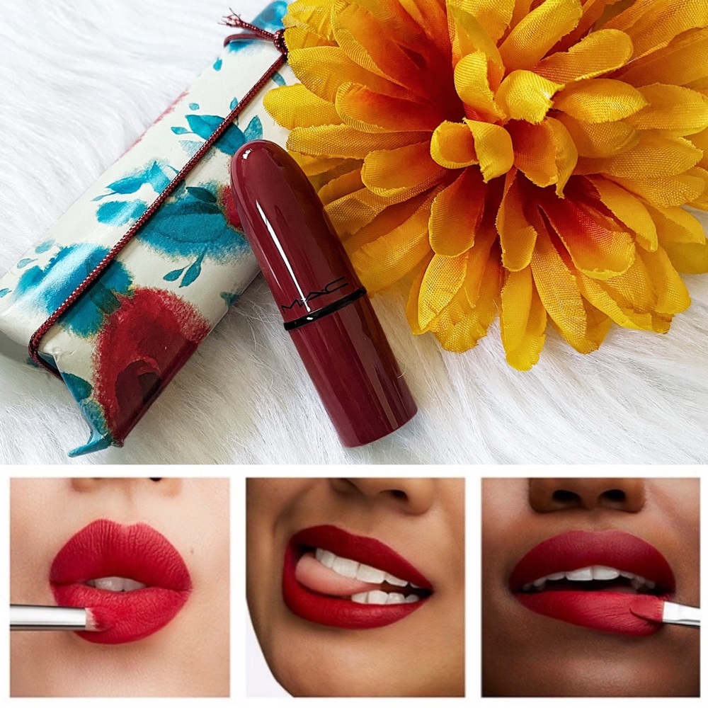 🔴4/$25 mac cosmetics ruby woo retro matte mini lipstick